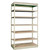 Boltless Shelving, 36" W x 24" D x 84" H, 5 Adjustable Shelfs