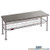 Stainless Steel Gowning Bench, 72" W x 18" D x 19" H