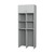 Wall Mounted Locker, 30" W x 16" D x 78" H, Double Doors, Key Lock