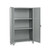 Heavy Duty Storage Cabinets, 48" W x 30" D, Two Adjustable Shelves, Solid Steel w/ Pegboard Panels Door