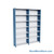 Heavy Duty Metal Shelving, 100" W x 18" D x 123" H, Closed Shelving, 6 Adjustable Shelves, Heavy-Duty