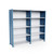 Heavy Duty Metal Shelving, 124" W x 18" D x 87" H, Open Shelving, 5 Adjustable Shelfs, Extra Heavy-Duty