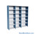 Heavy Duty Metal Shelving, 124" W x 24" D x 123" H, Closed Shelving, 7 Adjustable Shelfs, Extra Heavy-Duty