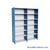 Heavy Duty Metal Shelving, 100" W x 24" D x 123" H, Closed Shelving, 6 Adjustable Shelves, Heavy-Duty