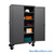 Rolling Storage Cabinet 48''W x 24''D x 81''H - HDCM48-4S-95