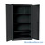 Welded Storage Cabinet, 36" W x 21" D x 60" H, Shelf, Solid Door, 14-Gauge Steel, No Corrosion Resistant Coating