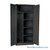 Welded Storage Cabinet, 48" W x 24" D x 78" H, Combination, Solid Door, 14-Gauge Steel, Includes Corrosion Resistant Coating