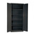 Welded Storage Cabinet, 48" W x 24" D x 78" H, Combination, Solid Door, 14-Gauge Steel, Includes Corrosion Resistant Coating