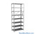 Metal Storage Shelves, 18" W x 36" D x 87" H, Open Back & Sides, Medium-Duty, 8 Adjustable Shelfs