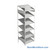 FIFO Shelving, 24" W x 30" D x 75" H, 6 Shelves, 6 (Adjustable) Shelves, Sloped Top/Bottom Shelves, Includes Kit