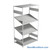 FIFO Shelving, 30" W x 48" D x 75" H, 6 Shelves, 4 (Adjustable) Shelves, Flat Top/Bottom Shelves, Includes Kit
