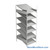 FIFO Shelving, 36" W x 30" D x 75" H, 6 Shelves, 6 (Adjustable) Shelves, Sloped Top/Bottom Shelves, Includes Kit