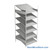 FIFO Shelving, 36" W x 36" D x 75" H, 6 Shelves, 6 (Adjustable) Shelves, Sloped Top/Bottom Shelves, Includes Kit