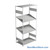 FIFO Shelving, 24" W x 42" D x 75" H, 6 Shelves, 4 (Adjustable) Shelves, Flat Top/Bottom Shelves, No Kit