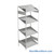 FIFO Shelving, 24" W x 36" D x 75" H, 6 Shelves, 4 (Adjustable) Shelves, Sloped Top/Bottom Shelves, No Kit