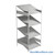 FIFO Shelving, 36" W x 36" D x 75" H, 6 Shelves, 4 (Adjustable) Shelves, Sloped Top/Bottom Shelves, No Kit