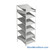 FIFO Shelving, 30" W x 30" D x 75" H, 6 Shelves, 6 (Adjustable) Shelves, Sloped Top/Bottom Shelves, No Kit