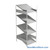 FIFO Shelving, 36" W x 30" D x 75" H, 6 Shelves, 4 (Adjustable) Shelves, Sloped Top/Bottom Shelves, Includes Kit