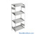 FIFO Shelving, 18" W x 42" D x 87" H, 6 Shelves, 4 (Adjustable) Shelves, Sloped Top/Bottom Shelves, No Kit