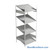 FIFO Shelving, 30" W x 36" D x 87" H, 6 Shelves, 4 (Adjustable) Shelves, Sloped Top/Bottom Shelves, Includes Kit
