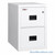 FireKing Fireproof Vertical File Cabinets, 17.75" W x 22.25" D x 27.75" H, 2 Drawers
