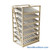 Gravity Flow Racks, 48" W x 36" D x 80" H, 7 Shelves, No Work Shelf
