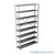 Industrial Shelving Units, 36" W x 12" D x 87" H, Starter, Open Back & Sides, Extra Heavy-Duty, 8 Adjustable Shelfs