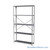 Industrial Shelving Units, 36" W x 12" D x 87" H, Starter, Open Back & Sides, Medium-Duty, 5 Adjustable Shelfs Industrial Shelving Units, 36" W x 12" D x 87" H, Starter, Open Back & Sides, Medium-Duty, 5 Adjustable Shelfs