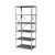Industrial Shelving Units, 36" W x 12" D x 87" H, Adder, Closed Back & Sides, Medium-Duty, 6 Adjustable Shelfs