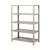 Welded Shelving, 36" W x 60" D x 72" H, Five Shelves, Open Back