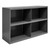 12 Inch Deep Bin Shelving, 33.81" W x 11.94" D x 24" H, 11.94, 4 Bin Openings