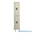 Personal Locker, 12" W x 15" D x 78" H, 1 Column, 12" Column Width, 2 Tiers, Padlock Hasp, Assembled