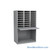 Mail Sorter Cabinet, 36.5" W x 17" D x 60" H, Legal Slot Size, Open Bottom Storage, 13.75" Pull-Out Shelf