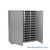 Mail Sorter Cabinet, 56.25" W x 17" D x 66" H, Oversize Slot Size, Full Length Hinged Cabinet Doors