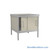 Mail Console, 30" W x 30" D x 30" H, Sliding Doors, Includes Casters, 15.875" Cabinet Height