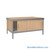 Mail Console, 36" W x 60" D x 30" H, Sliding Doors, Includes Casters, 15.875" Cabinet Height