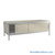 Mail Console, 36" W x 84" D x 30" H, Sliding Doors, Includes Casters, 15.875" Cabinet Height