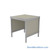 Mail Desk, 25" W x 36" D x 36" H, Open Bottom Desk, 21.875" Modesty Panel Height