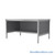 Mail Desk, 30" W x 56" D x 36" H, Half Shelf Desk, 27.875" Modesty Panel Height, Includes Adjustable Height