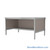 Mail Desk, 36" W x 60" D x 36" H, Half Shelf Desk, 21.875" Modesty Panel Height