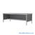 Mail Desk, 30" W x 84" D x 36" H, Half Shelf Desk, 21.875" Modesty Panel Height