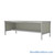Mail Desk, 36" W x 72" D x 42" H, Half Shelf Desk, 33.563" Modesty Panel Height