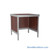 Mail Desk, 25" W x 30" D x 36" H, Open Bottom Desk, 27.875" Modesty Panel Height