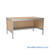Mail Desk, 30" W x 48" D x 30" H, Half Shelf Desk, 21.875" Modesty Panel Height, Includes Adjustable Height
