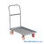 Steel Deck Platform Truck, 32" W x 18" D x 8" H, 1.5" Retaining Lip