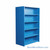 Industrial Shelving, 48" W x 36" D x 75" H, Closed Back-to-Back Shelving, 12 Shelves, D2009B