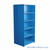 Industrial Shelving, 48" W x 36" D x 99" H, Closed Back-to-Back Shelving, 12 Shelves, D2438B