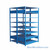 Industrial Shelving, 48" W x 36" D x 75" H, Open Back-to-Back Shelving, 16 Shelves, D1050B