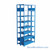 Industrial Shelving, 36" W x 36" D x 99" H, Open Back-to-Back Shelving, 16 Shelves