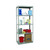 Pass Thru Shelves, 36" W x 12" D x 87" H, 7 (5 Adjustable) Shelves